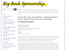 Tablet Screenshot of bigbooksponsorship.org